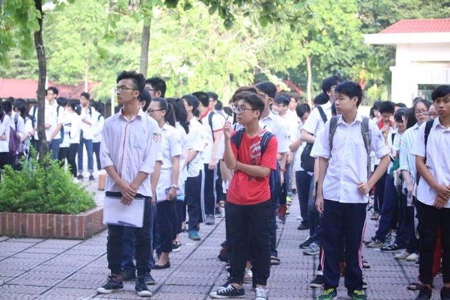 Hà Nội: Hơn 76.000 thí sinh bước vào môn thi đầu tiên