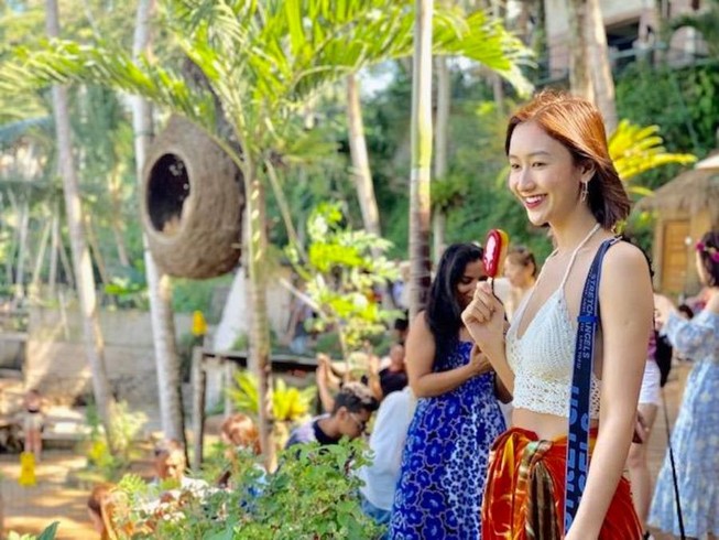 Ngắm Hà Thu diện bikini tại Bali