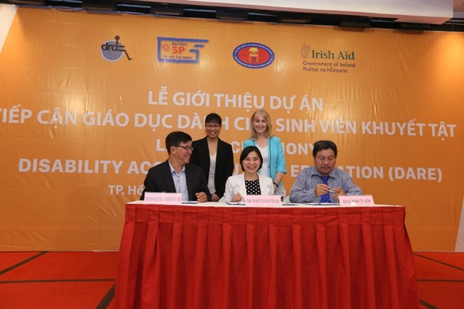 Ra mắt dự án Tiếp cận giáo dục dành cho sinh viên khuyết tật