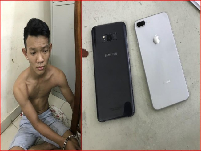 Thanh niên xài iphone 8 khai cướp giật vì ... hết tiền