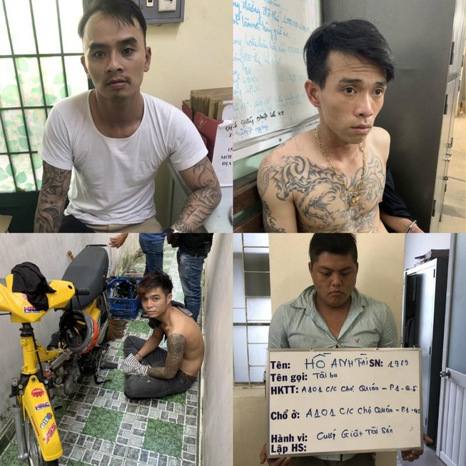 Triệt băng cướp giật đạp người, xịt hơi cay gây án khắp TP.HCM