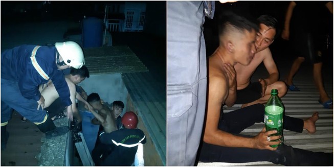 Sau cháy nhà, cảnh sát phát hiện thanh niên hốt hoảng ở tầng 3