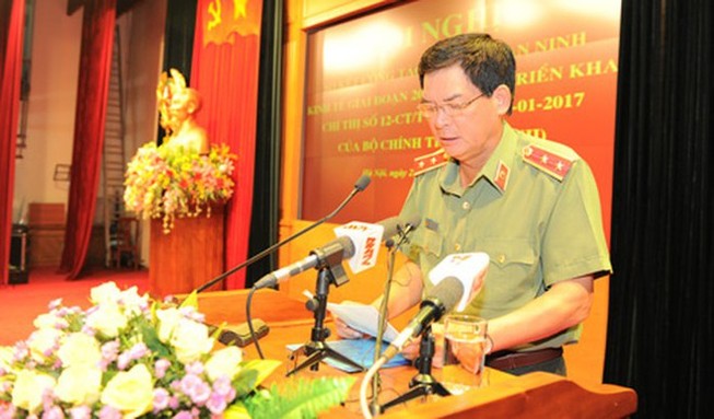 Trung tướng Trình Văn Thống bị kỷ luật cảnh cáo