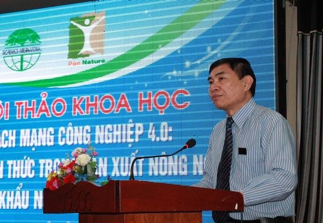 Phó bí thư Đăk Lăk Trần Quốc Cường trong một hội thảo hồi tháng 5-2019.