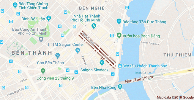TP.HCM cấm đường phục vụ bắn pháo hoa