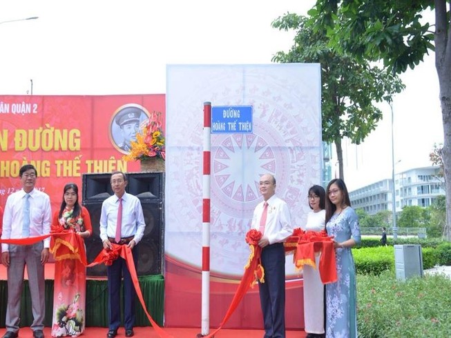 TP.HCM có tên đường Hoàng Thế Thiện