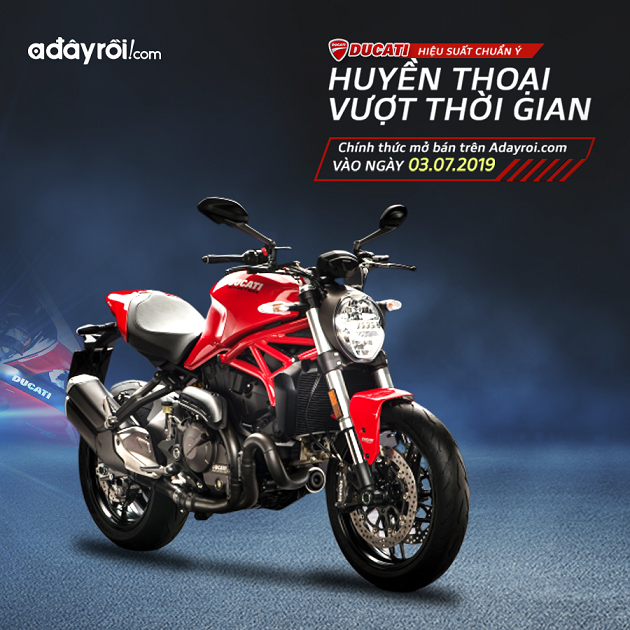 Mua Ducati trả góp lãi suất 0% trên Adayroi