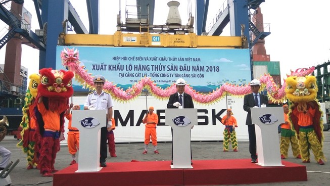 Lô hàng thủy sản xuất khẩu đầu năm 2018 có gì đặc biệt?