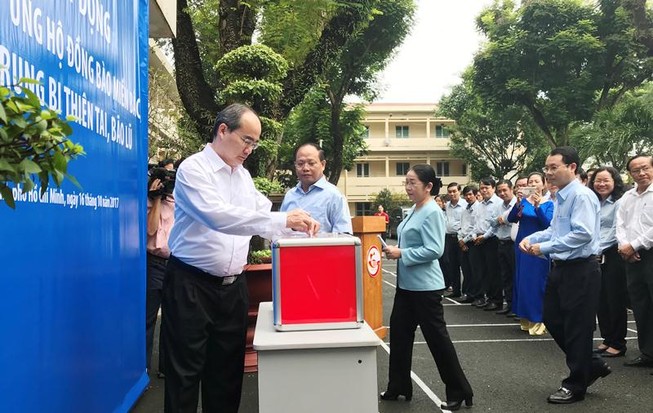 TP.HCM phát động ủng hộ đồng bào bị bão lũ