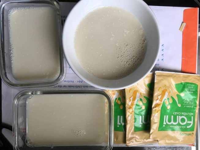 Phát hoảng sữa Fami nổi váng