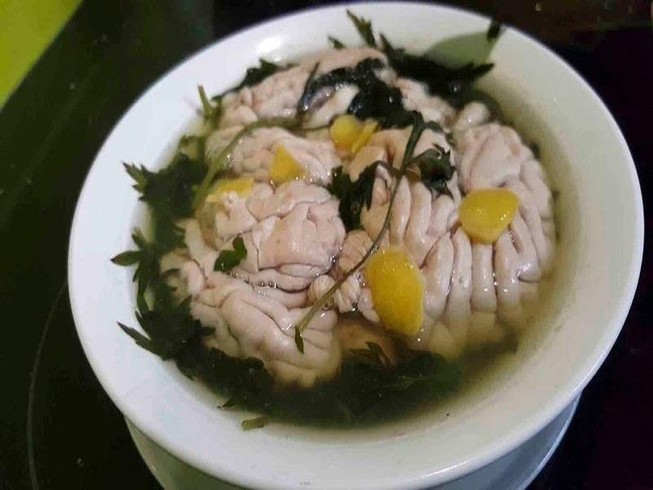 Ăn óc heo có giúp trẻ thông minh và chữa đau đầu?