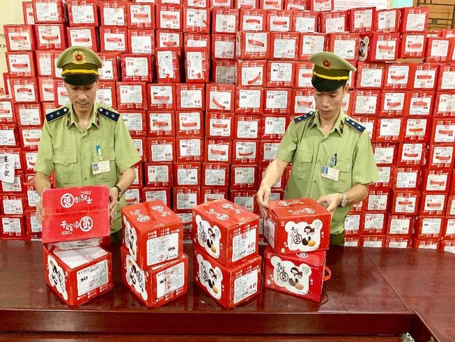 Thu giữ gần 57.000 bánh dẻo Mashu nhập lậu từ Trung Quốc