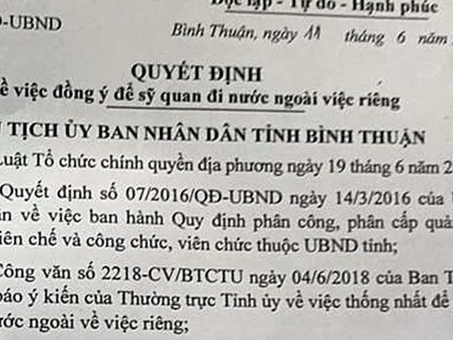 Bình Thuận: Nhiều quan chức đi Đức bằng tiền của doanh nghiệp