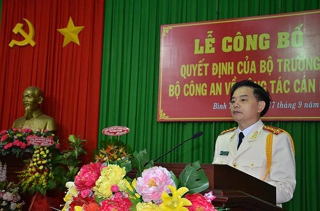 Cục phó Cảnh sát hình sự làm giám đốc Công an Bình Thuận