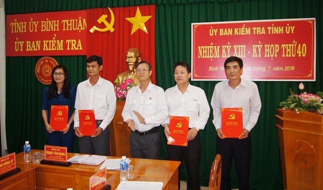 Công bố quyết định nhân sự của Ban Bí thư tại Bình Thuận
