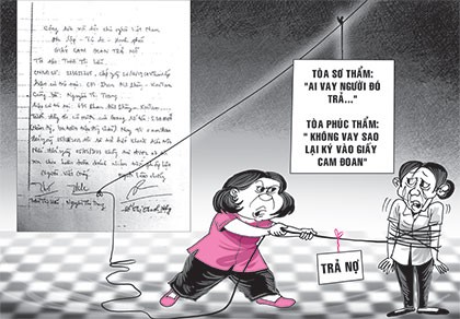 Con vay tiền, mẹ phải trả nợ