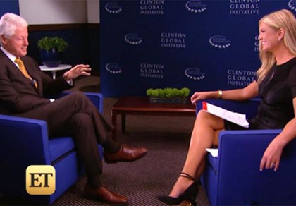 Ông Clinton lỡ lời để lộ giới tính cháu ngoại