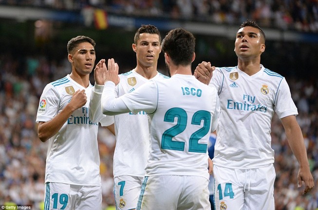 Nhờ Isco, Real Madrid thắng trận đầu tiên trên sân nhà