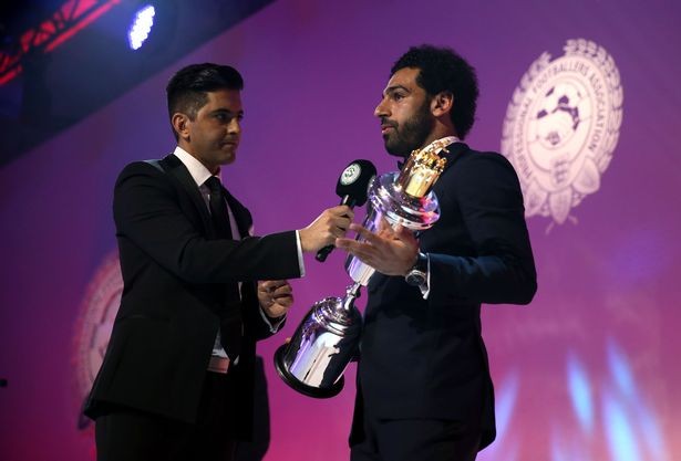 Mohamed Salah lại giành giải cầu thủ xuất sắc nhất năm