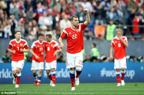 Nga - Saudi Arabia (5-0): Mở màn mỹ mãn của chủ nhà