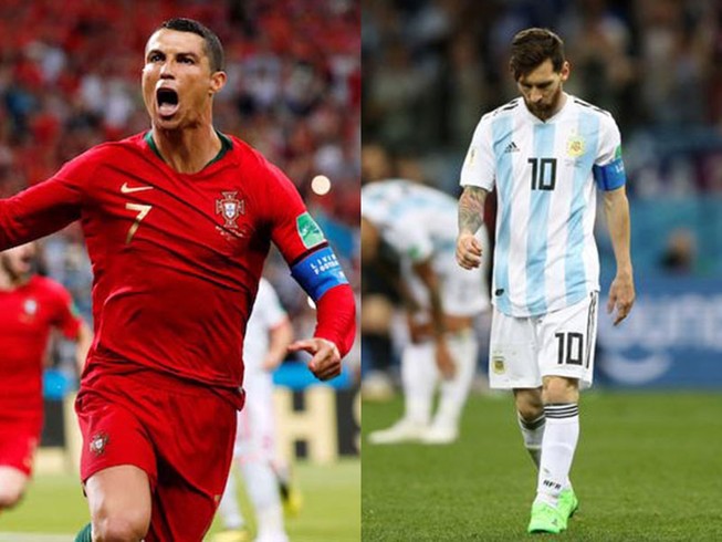 Ronaldo vẫn còn đá World Cup, Messi thì không