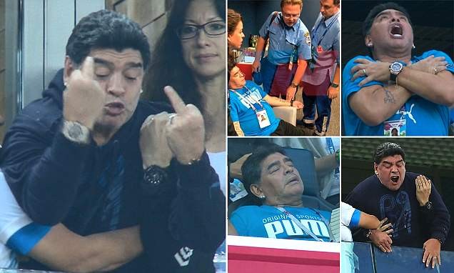 Argentina giành vé vỡ tim, Maradona đo huyết áp ngay trên sân