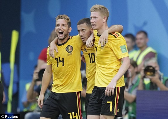 Nhẹ nhàng thắng Anh, Bỉ trở thành đệ tam anh hào World Cup