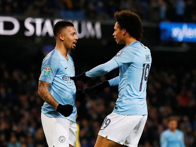 Man. City thắng đậm với tỉ số không tưởng ở bán kết League Cup