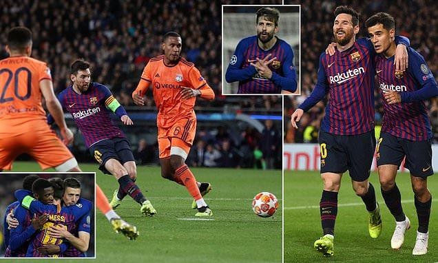Ronaldo gọi, Messi trả lời, Barcelona 'vùi dập' Lyon