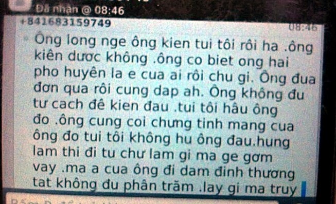 ‘Hung thần’ xe ben chém người còn nhắn tin đe dọa