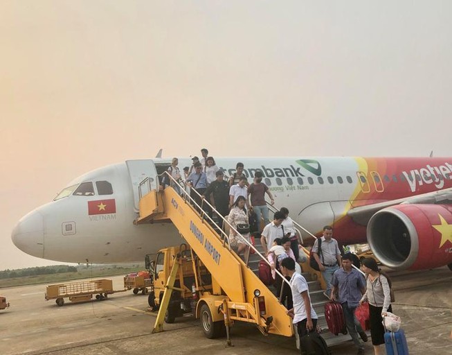 Hôm nay hủy hàng loạt chuyến bay đi-đến Quảng Ninh, Hải Phòng