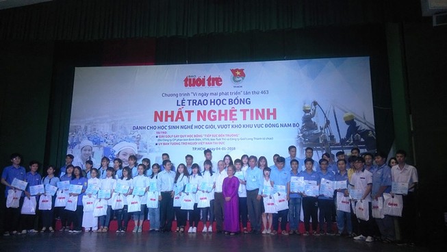 106 suất học bổng ‘Nhất nghệ tinh’