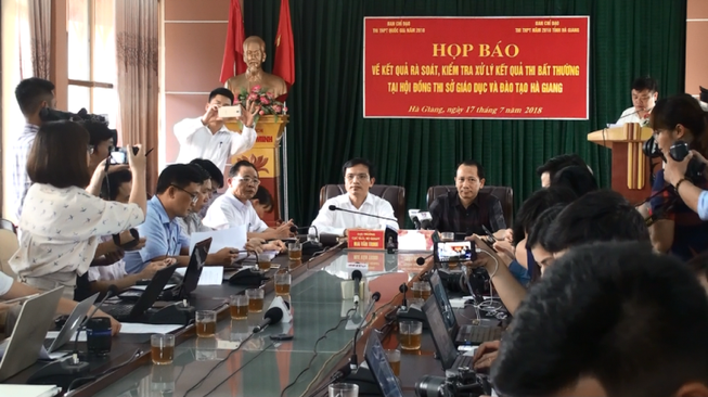 Vụ gian lận điểm ở Hà Giang: Còn ai nữa ngoài ông phó phòng?