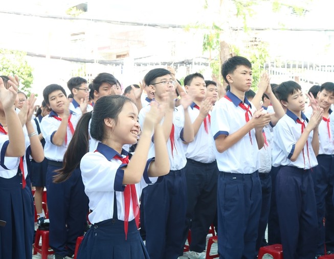 Trường học đầu tiên tại TP.HCM tổ chức lễ khai giảng