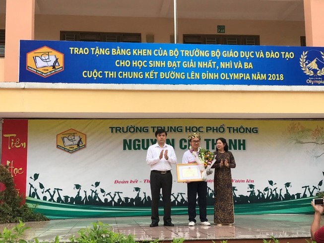 Bộ GD&ĐT vinh danh học sinh đạt giải 3 Olympia