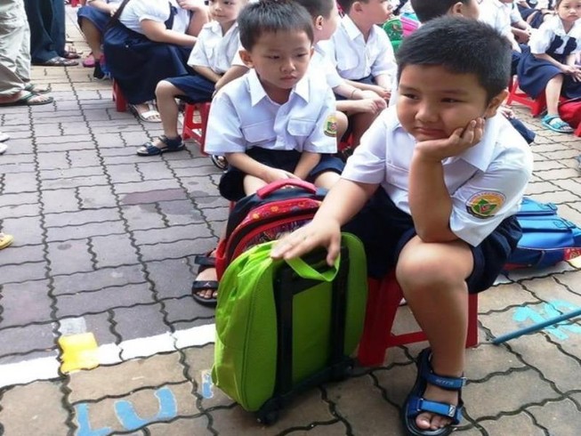 Tựu trường mà chưa khai trường