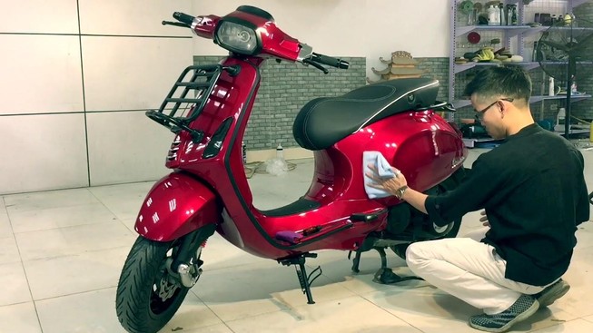 Mẹo nhỏ để đánh bay vết xước trên xe máy