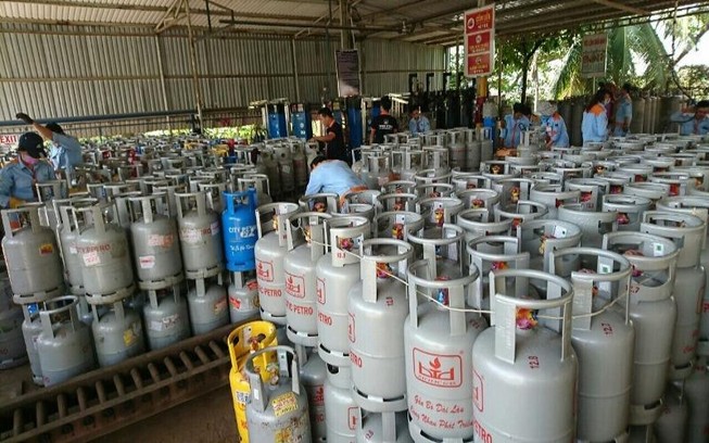 Đầu năm 2019 giá gas tăng 4.000 đồng/bình 12 kg