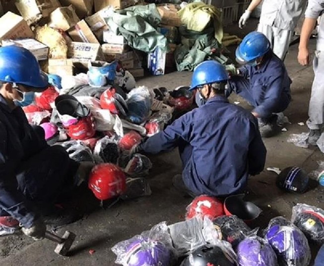 TP.HCM tiêu hủy lô hàng nhập lậu hơn 2 tỷ đồng