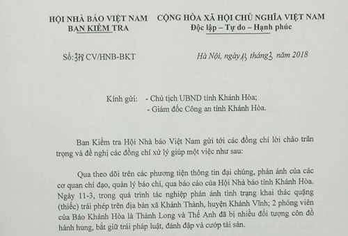 Xác định nhóm người hành hung 2 PV báo Khánh Hòa