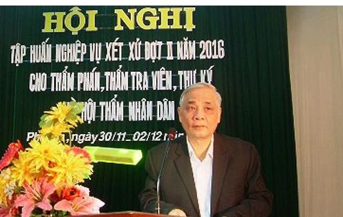 Cựu chánh án TAND tỉnh Phú Yên bị truy tố tội tham ô