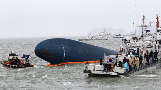 Vụ đắm phà SEWOL: đã có 58 thi thể được tìm thấy