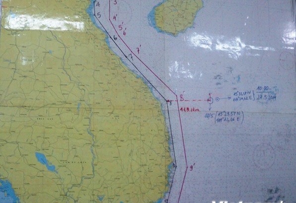 TQ kéo giàn khoan trái phép cách vị trí cũ 23 hải lý, tiếp tục “thăm dò” trong vùng biển VN