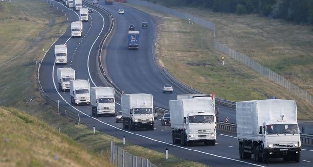 Đoàn xe nhân đạo thứ hai của Nga chuẩn bị vào Ukraine