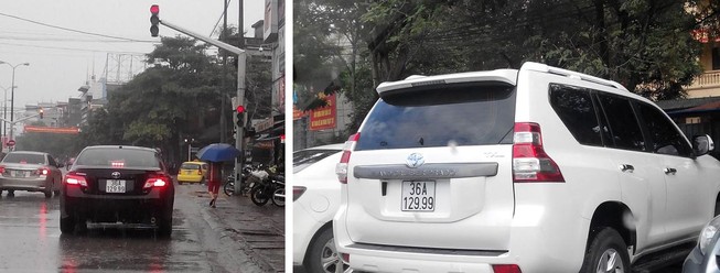Xế hộp bạc tỷ dùng chung biển số khủng
