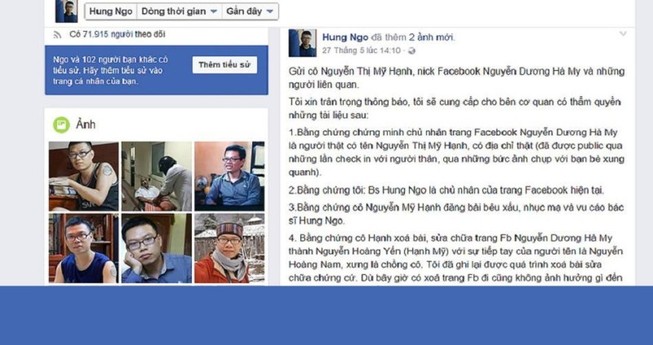 Mượn Facebook nói xấu nhau coi chừng lãnh tội
