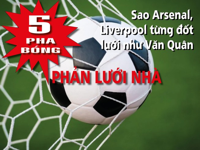 Nguyễn Văn Quân trong top 5 pha phản lưới nhà “quốc tế”
