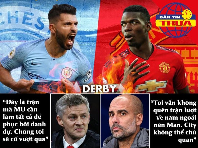Derby Manchester, ‘Đỏ’ lép vế, ‘xanh’ thận trọng