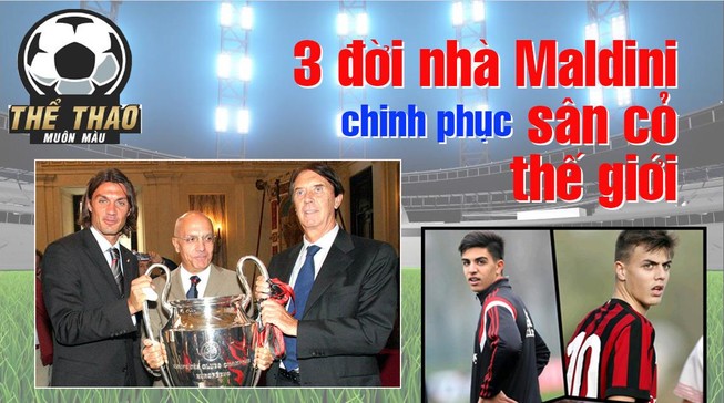 Dòng họ Maldini chinh phục bóng đá thế giới