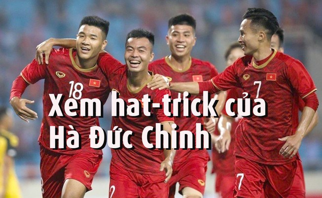 Xem hat trick đầu tiên SEA Games 30 của Hà Đức Chinh